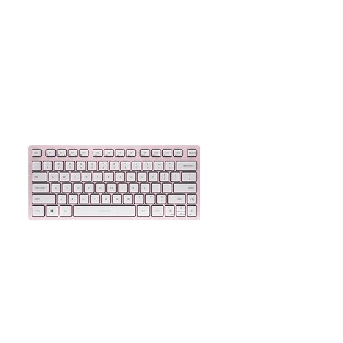 Cherry KW 7100 Mini Multi Device Compact Keyboard with Bluetooth. (Cherry blossom)