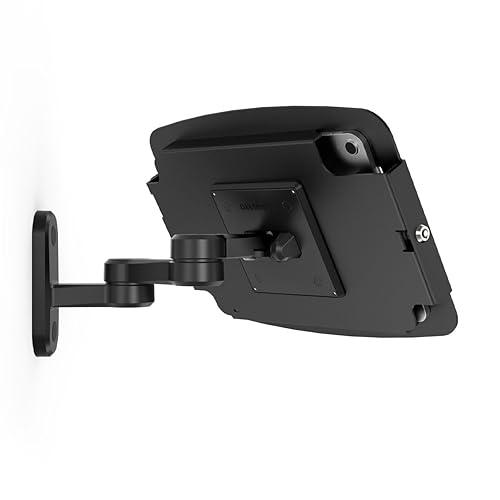 Compulocks Space Enclosure Swing Wall Mount Compatible with iPad 10.9 10th Gen Black