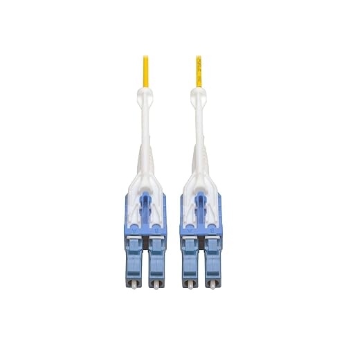 TRIPP LITE N370-03M-T 3M Premium Duplex SMF Single Mode 8.3/125 Uniboot Micron Fiber Optic Patch Cable LC/LC, 10'
