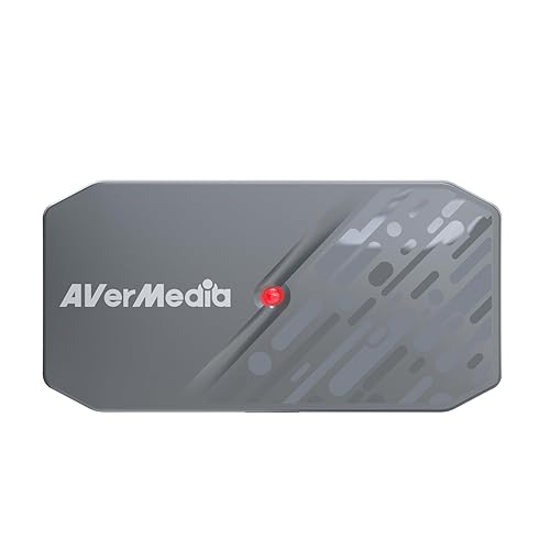 AVerMedia 4K60 HDMI Capture Card for DSLR, Camcorder, Action Camera, Low Latency for Live Streaming & Video Conferencing on OBS, Zoom, Twitch, Compatible with Win11, Mac, iPad - CamStream 4K BU113G2