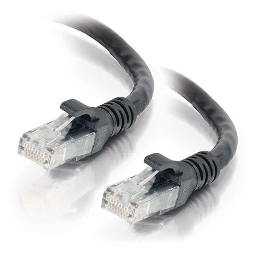 C2G / Cables to Go 10296 TAA Compliant Cat6 Stranded Snagless Patch Cable, Black (20 Feet/6.09 Meters) 20 Feet Black