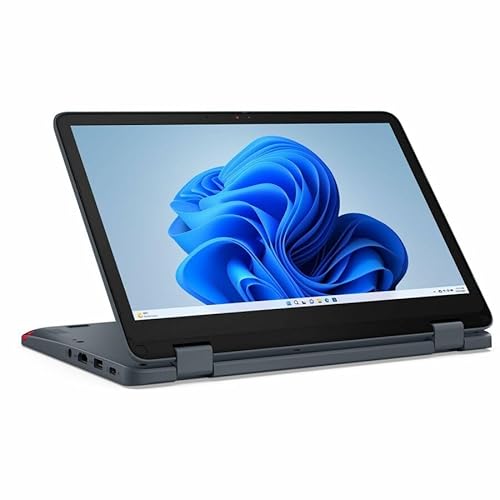 Lenovo 300w Gen 5 83LF0005US 11.6 Touchscreen Convertible 2 in 1 Notebook - HD - 60 Hz - Intel N-Series N150-8 GB - 128 GB SSD - English Keyboard - Slate Gray - Intel Chip - 1366 x 768 - Windows 11
