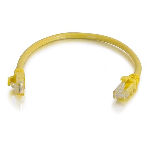 C2G/ Cables To Go C2G/Cables to Go 00482 Cat5e Snagless Unshielded (UTP) Network Patch Cable Cat5E Snagless 1 Foot Yellow
