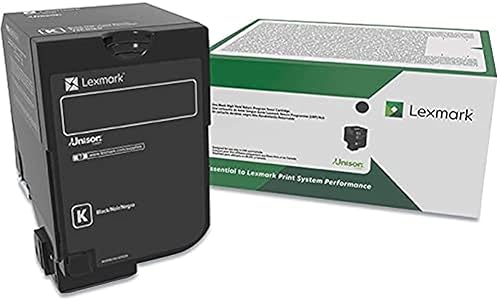 Lexmark Black Return Program Toner Cartridge for US Government, 3000 Yield (74C00KG)