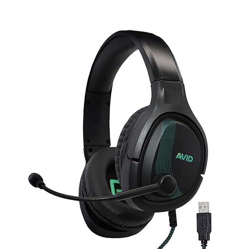 Avid AP-1000 AVIGA™ Gaming Headset, USBA, Black Single