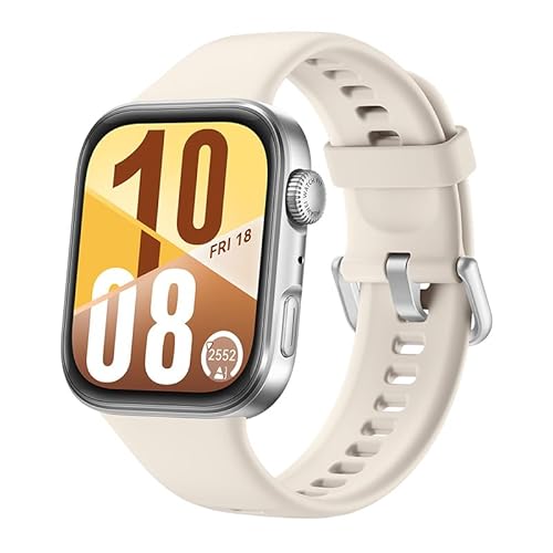 HUAWEI Watch FIT 4 Smart Watch, 1.82 Display, 100+ Sports Modes, Fitness & Health Tracker, Emotional Wellbeing Assistant, up to 10-Day Battery Life, iOS & Android Compatible, White White FIT 4