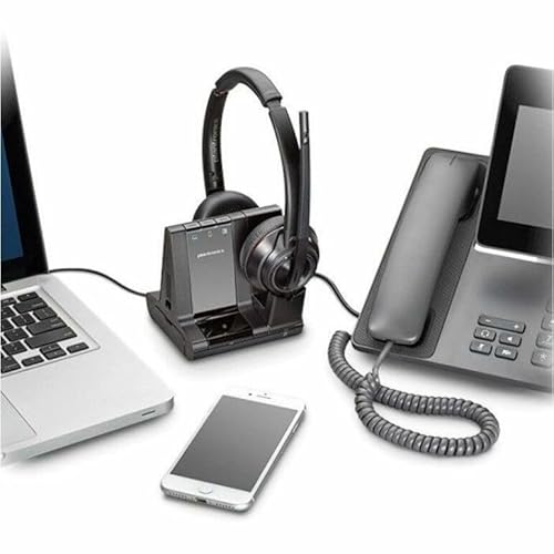 HP Poly Savi 8200 Office 8220-M Headset - Wireless - DECT