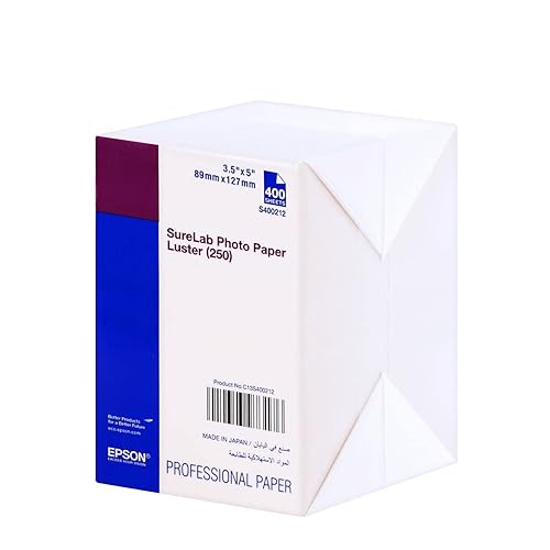 SureLab Photo Paper, 3.5 x 5, Luster White, 400/Pack