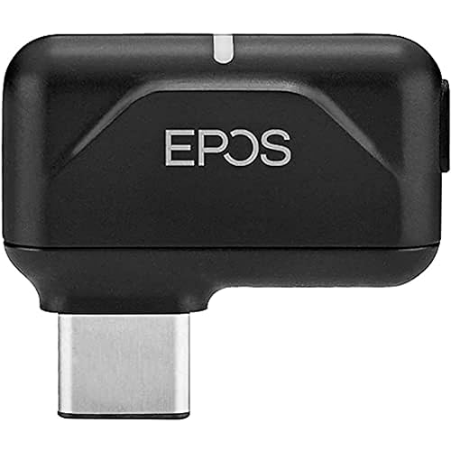 EPOS Enterprise BTD 800 USB-C |Connect Any Bluetooth Audio Device to Your PC or Mac and Tablet via This USB-C dongle, Black