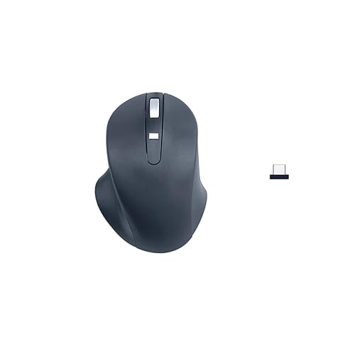 Matias The Wireless USB-C Pro Mouse - Premium PBT Material, Ergonomic Design, Long Battery Life, AES-128 Bit Encryption - Compatible with Computers, Laptops, and Chromebooks (Rechargeable)