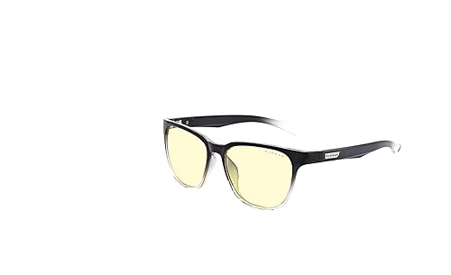 GUNNAR - Gaming and Computer Glasses - Blue Light Blocking, UV Protection - Berkeley Amber Lens Onyx Fade Frame
