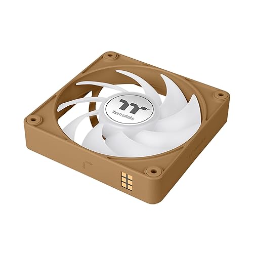 Thermaltake CT120 EX Reverse ARGB Sync PC Cooling Fan 3 Pack, 500~2000 RPM, 5V Mobo Sync, 16.8 Million Colors 9 LEDs, MagForce 2.0 Connectors, Hydraulic Bearing, Gravel Sand, CL-F224-PL12GS-A