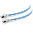 C2G/Cables to Go 43174 100ft Cat6a Shielded HDBaseT Certified Cable, Plenum CMP-Rated, Blue 100 Feet CMP Blue