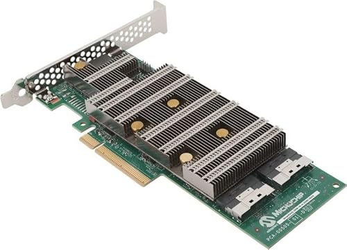 Microchip Adaptec SmartRAID 3258-16i /e 8GB SAS/NVMe 16 Port PCIe x8 24 Gbps Low Profile