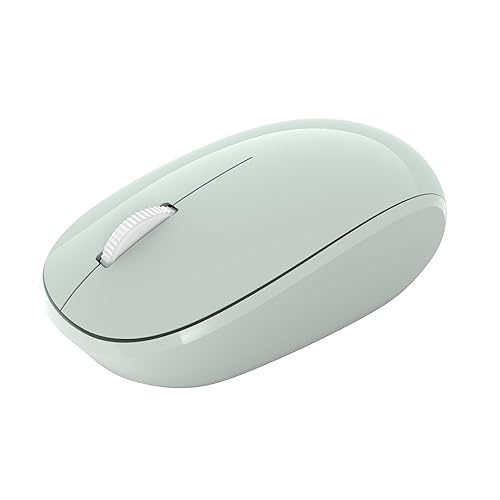 Incase Bluetooth Mouse - Designed by Microsoft - Compact, Comfortable, Right/Left Hand Use, 4-Way Scroll Wheel, Wireless Bluetooth Mouse for PC/Laptop/Desktop, Mac/Windows Computer (Mint)