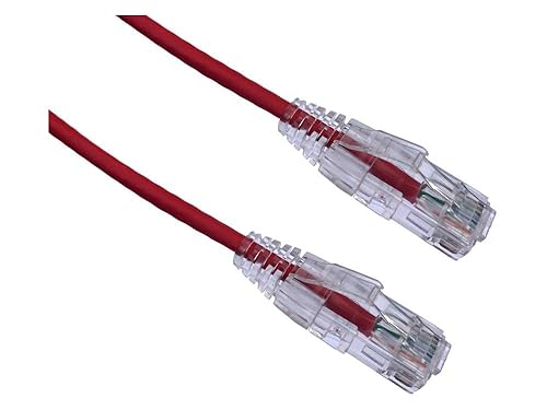 Axiom 10ft Cat6 Bendnflex Ultra-Thin Snagless Patch Cable 550mhz (Red)