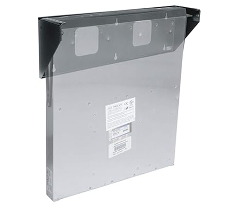 Middle Atlantic 2 Space (3-1/2INCH), Vertical Panel Mount, Black Finish