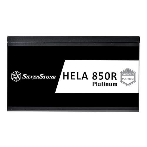 SilverStone Technology HELA 850R Platinum 850W PCIe Gen 5 / ATX 3.1 Power Supply with A+ Noise Rating (18dBA Average), SST-HA850R-PM (Made in Vietnam)