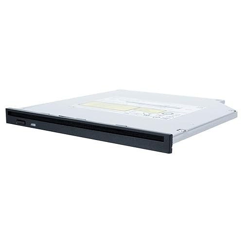 SilverStone Technology Slim 9.5mm Slot Loading DVD-R/W Disk Drive with Physical Eject Button, Includes Both 9.5mm and 12.7mm Front Bezels SOD04 Sod04b Dvd W/ Eject Button