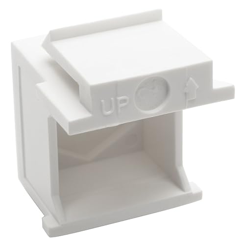 Tripp Lite Snap In Blank Keystone Jack Insert 10 Pack White