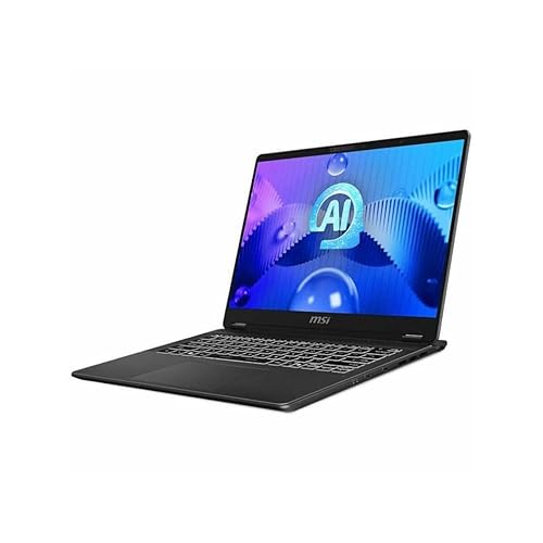 MSI Prestige 14 AI Evo C1MG-048US 14 2.8K Laptop, Intel Core Ultra 9-185H 2.3GHz, 32GB RAM, 1TB SSD, Windows 11 Pro, Stellar Gray