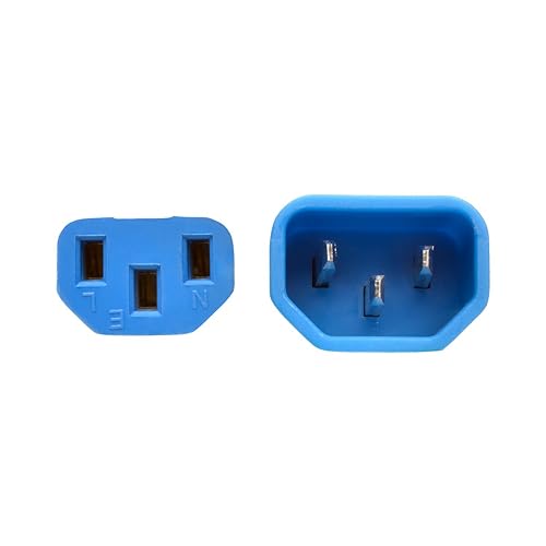 Tripp Lite 6ft Pwr Extension Cord 18awg 10a C14 To C13 Blue Computer Cable