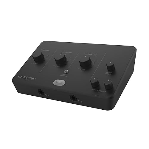 Creative Live! Audio A3 USB Audio Interface with High-Resolution Recording and Playback up to 24-bit 96kHz, with Zero-Latency Direct Monitoring