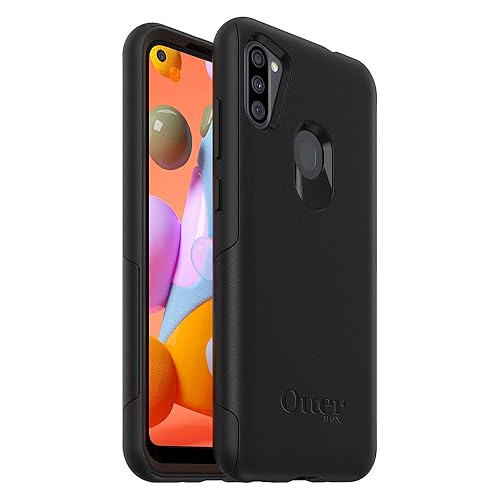 OtterBox Galaxy A11 Commuter Series Lite Case - Black, Slim & Tough, Pocket-Friendly, with Open Access to Ports and Speakers (No Port Covers),