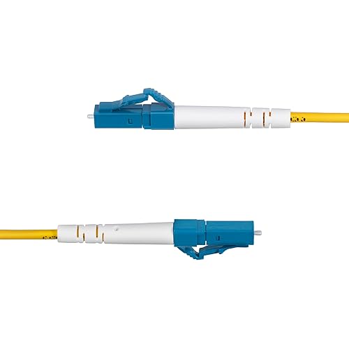 StarTech.com 10m (32.8ft) LC to LC (UPC) OS2 Single Mode Simplex Fiber Optic Cable, 9/125, 40G/100G, LSZH Fiber Jumper Cord