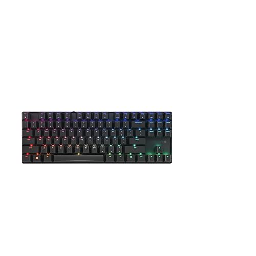 Cherry MX 8.2 TKL Wireless Gaming Keyboard. Compact TenKeyLess. Mechanical 87 Keys RGB Backlit Keys ABS Keycaps. MX Brown Switch. Aluminum Carrying Case Included. Black W/Mx Brown Switch