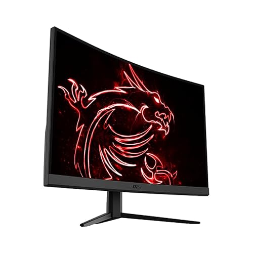 MSI G27CQ4 E2, 27 1500R Curved Gaming Monitor, 2560x1440 (WQHD), VA, 170Hz, 1ms, FreeSync Premium, HDMI, DisplayPort, Height Adjustable