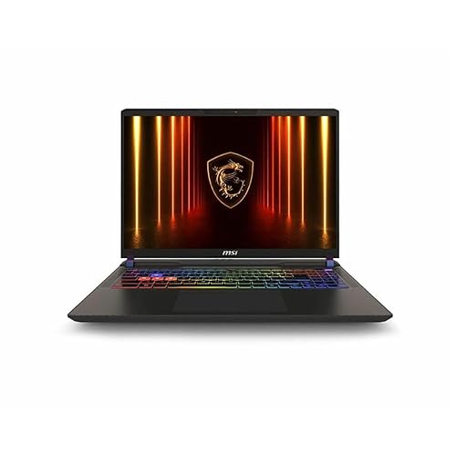 MSI Vector 16 HX AI A2XWJG-480US 16 WQXGA 240Hz Gaming Laptop, Intel Core Ultra 9 275HX 2.7GHz, 64GB RAM, 4TB SSD, NVIDIA GeForce RTX 5090 24GB, Windows 11 Pro, Cosmo Gray
