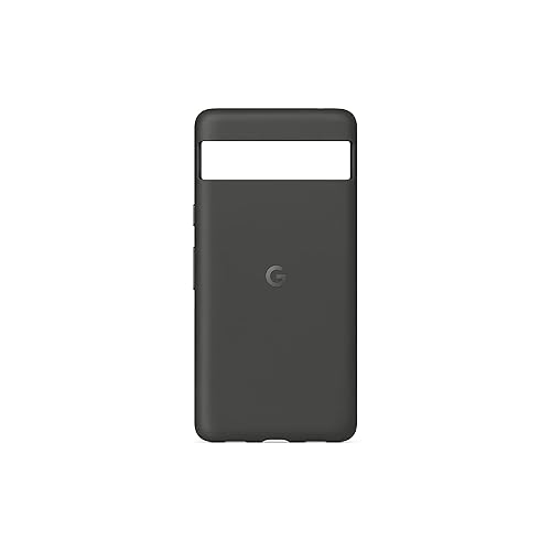 Google Pixel 7a Case - Durable Silicone Android Phone Case - Charcoal