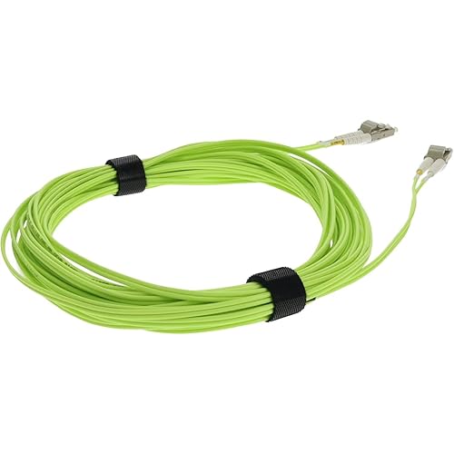 AddOn 2m LC (Male) to LC (Male) Lime Green OM5 Duplex Fiber OFNR (Riser-Rated) Patch Cable