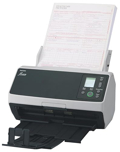 RICOH fi-8170 Premium Bundle Professional High Speed Document Scanner with 4 Years of Service