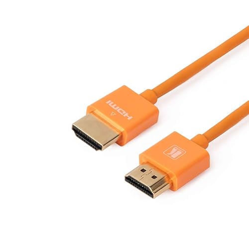 Kramer C-HM/HM/PICO/OR-10, 10 Foot Ultra Slim High Speed HDMI Cable Orange