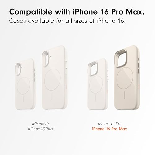 Beats iPhone 16 Pro Max Case with MagSafe, Scratch-Resistant Protective Cover, Slim Fit, Microfiber Lining - Summit Stone