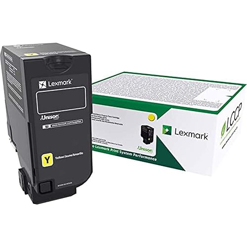 Lexmark 74c00yg Return Program Toner, 3,000 Page-Yield, Yellow