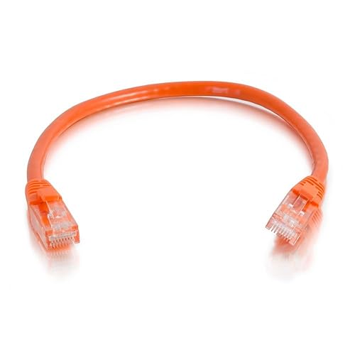 C2G Legrand Cat6 Ethernet Cable, Snagless Unshielded Cat6 Patch Cable, Orange Network Patch Cable, 5 Foot UTP Ethernet Network Patch Cable, 1 Count, C2G 31348 UTP 5 Feet/ 1.52 Meters Orange