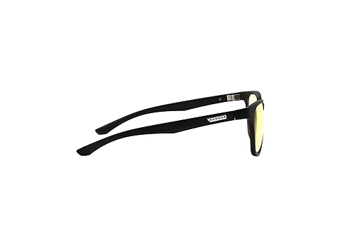 Gunnar Optiks Blue Light Blocking Glasses for Gaming & Computer Onyx Frame Amber Lens