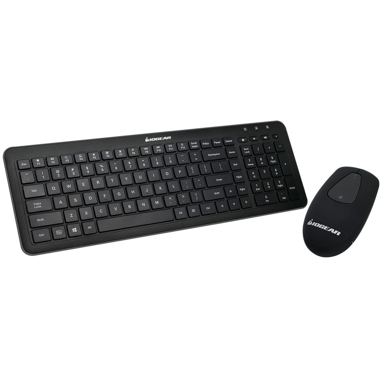 IOGEAR GCS1904-KM 4-Port 4K UHD DisplayPort KVMP with Wireless Keyboard and Mouse