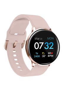 iTouch Sport 3 Touchscreen Smartwatch For Men And Women: Rose Gold Case With Blush Strap