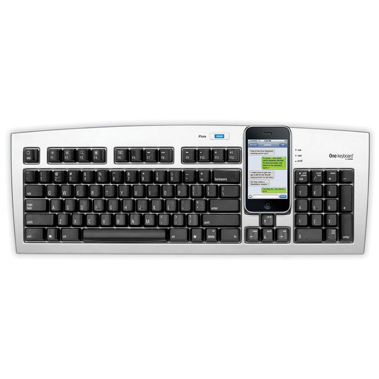 Matias One Keyboard for iPhone and PC