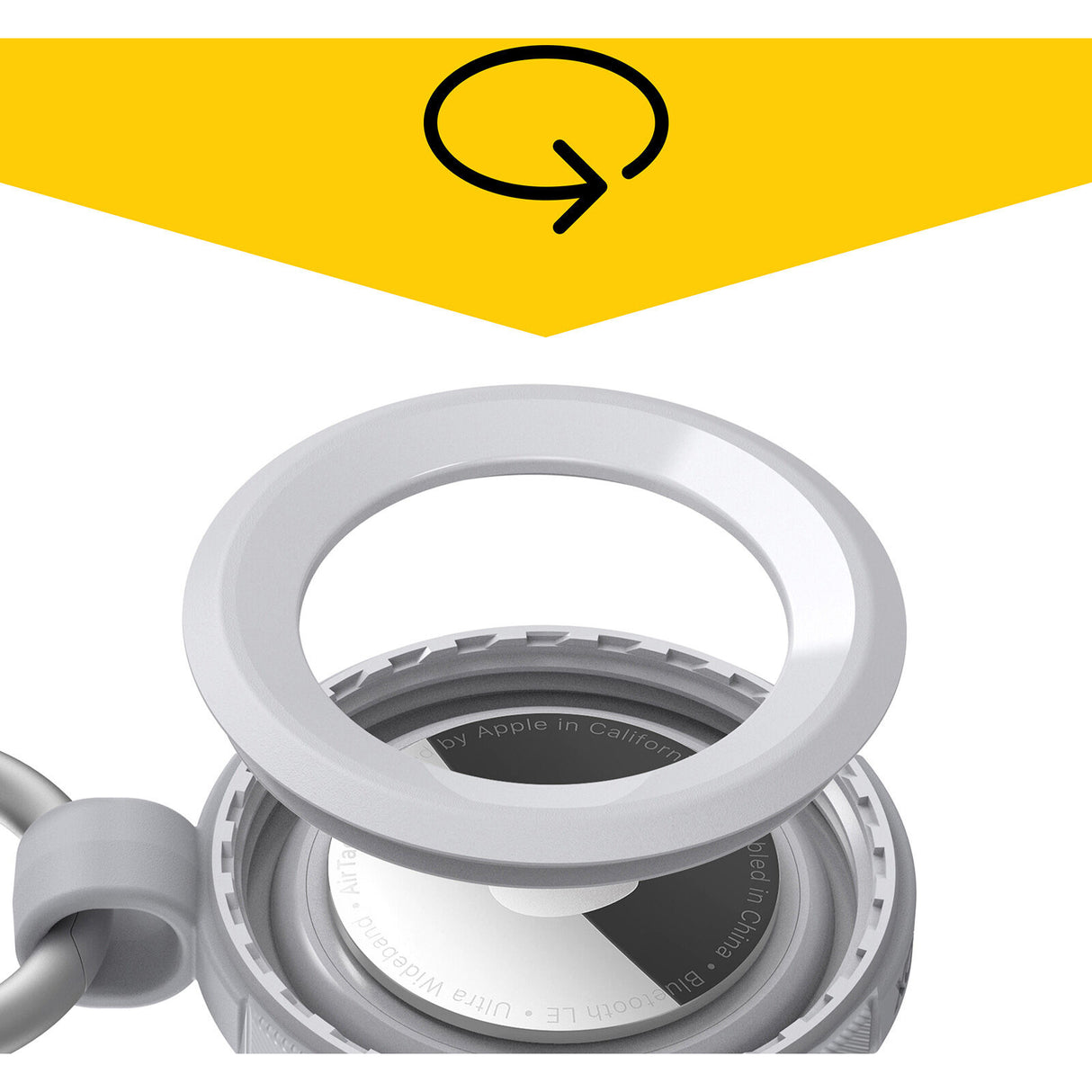 OtterBox 77-87931 Rugged Icecap AirTag Case