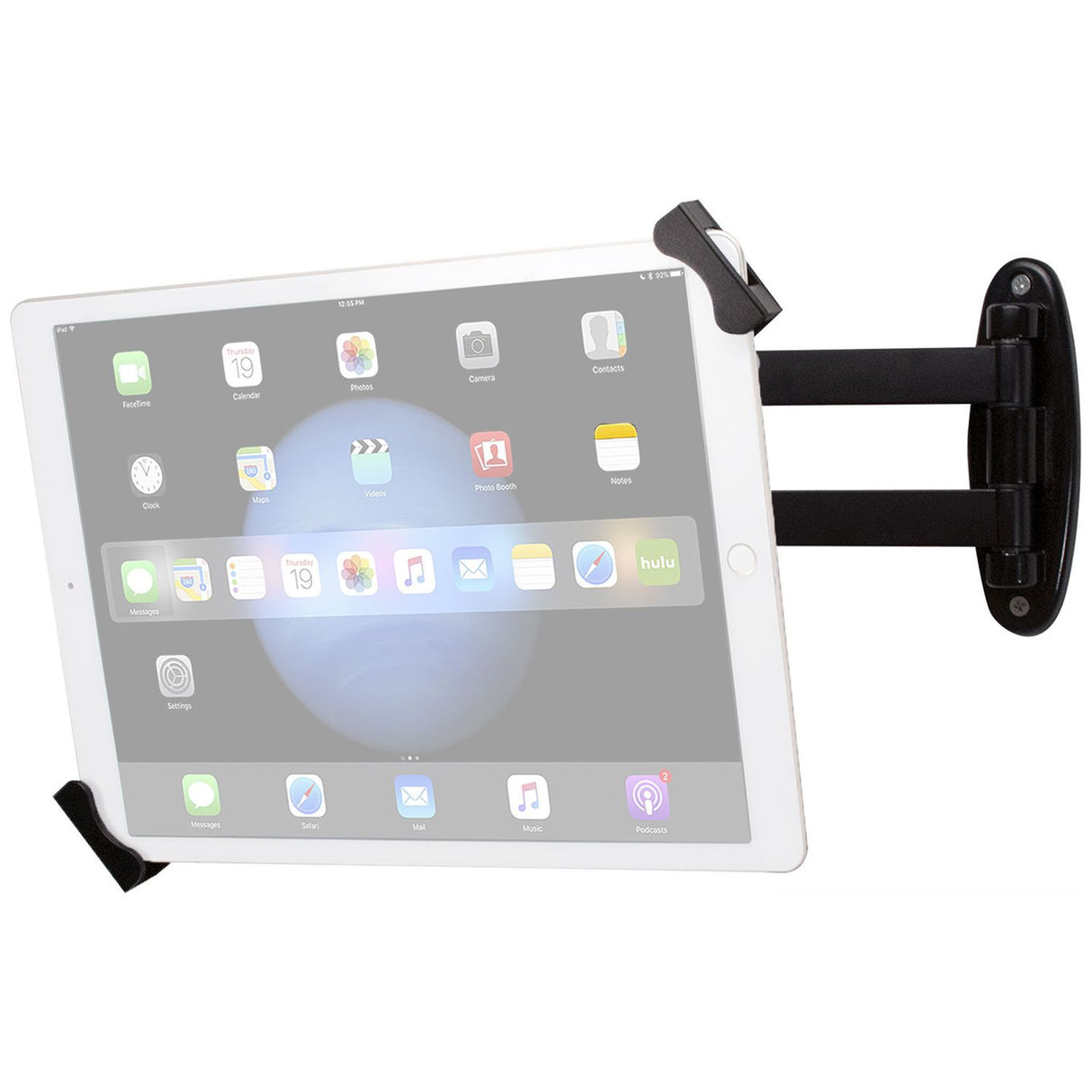 CTA Digital PAD-ASWM Articulating Security Wall Mount for 7-13-Inch Tablets Articulated support