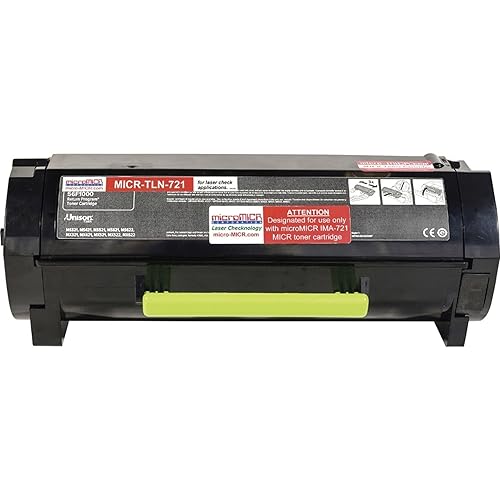 microMICR MICR Toner Cartridge - Alternative for Lexmark - Black (MICR-TLN-721)