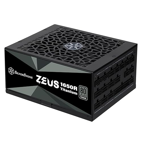 SilverStone Technology Zeus 1650R Titanium 80 Plus Titanium 1650W PCIe Gen5 / ATX 3.1 Power Supply, SST-ZU1650R-TM