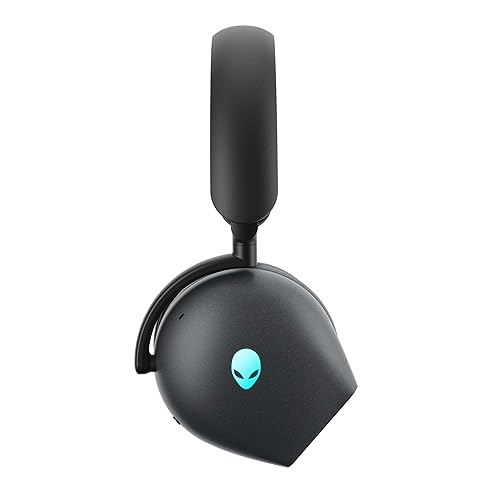 Alienware AW920H Tri-Mode Wireless Gaming Headset - Dolby Atmos Virtual Surround Sound, Active Noise Cancelling, AI-driven Noise-Cancelling microphone, USB-C Wireless Dongle - Dark Side of the Moon
