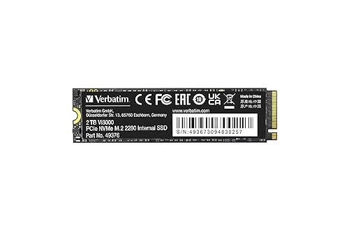 Verbatim Vi3000 PCIe NVMe M.2 SSD 2TB
