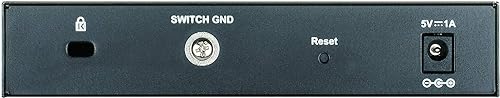 D-Link 8-Port Gigabit Smart Managed Desktop Switch, Layer 2 Features, VLANs, Cable Diagnostics, Compact, Fanless, Energy Saving Features, Smart Web GUI (DGS-1100-08V2) Switch 8 Port Gigabit V2